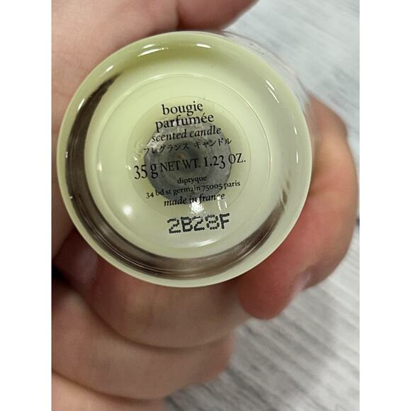 New Diptyque Tubereuse Scented Candle Bougie Parfumee 35g / 1.23oz Mini - Picture 3 of 8